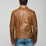 Dennis Leather Jacket // Antique Brown (S)