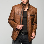 Petro Leather Jacket // Antique Brown (M)