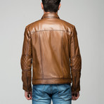 Leos Leather Jacket // Antique Brown (XS)