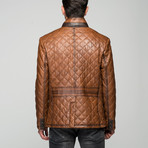 Petro Leather Jacket // Antique Brown (XS)