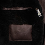 Brioni // Crocodile Leather + Mink Fur Bomber Jacket // Brown (Euro: 40)