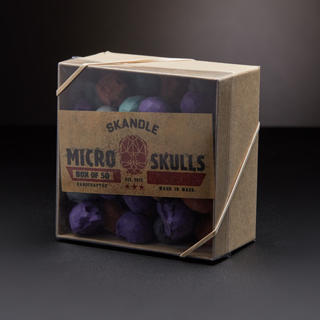 Micro Skull Stones // Box of 50 // Sand