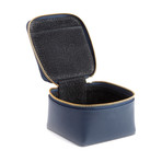 Suede Lined Trinket Case // Blue