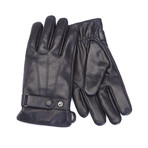 Touchscreen Lambskin Gloves // Black (Medium)