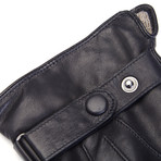 Touchscreen Lambskin Gloves // Black (Medium)