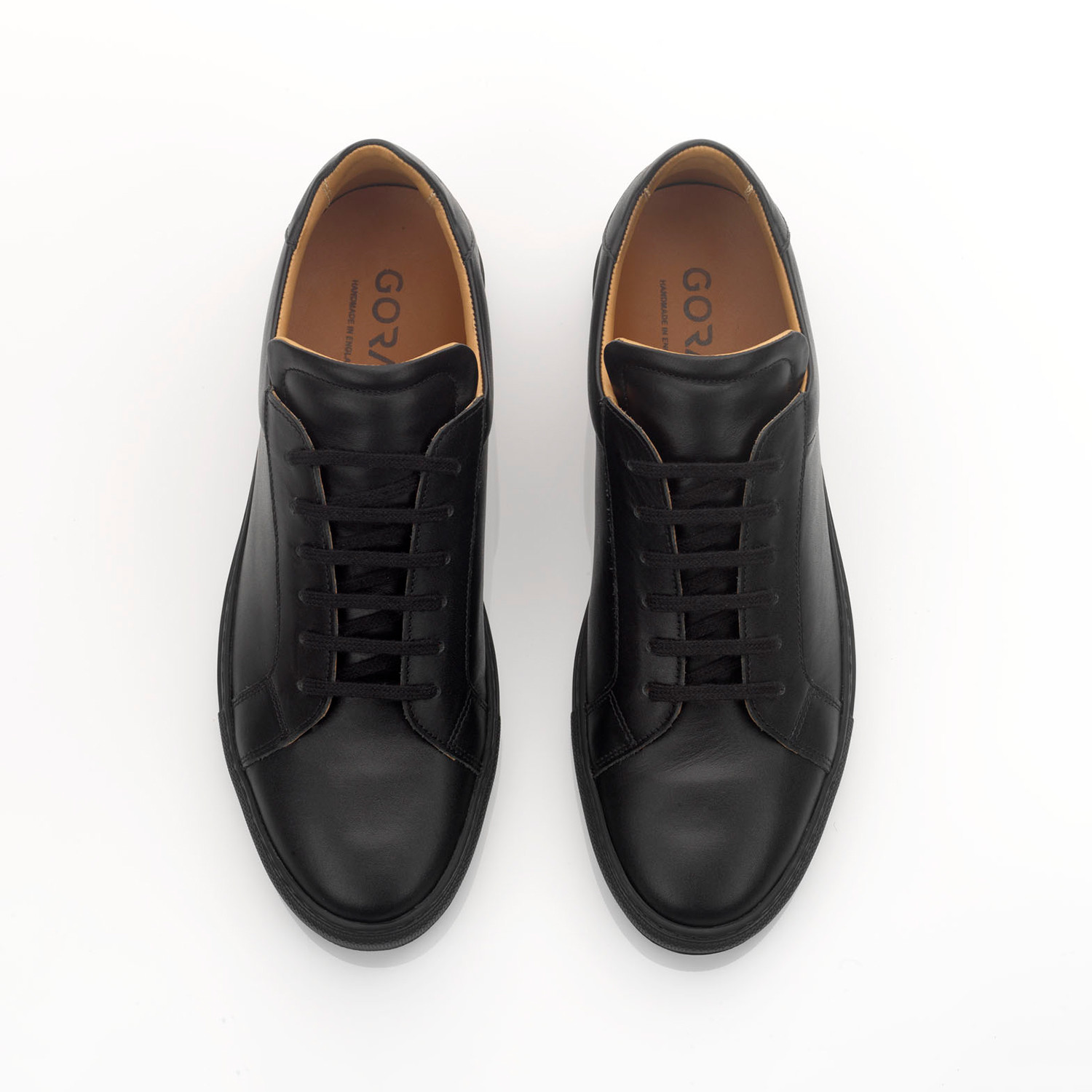 All Leather Sneaker // Black (UK: 7) - Goral Footwear - Touch of Modern