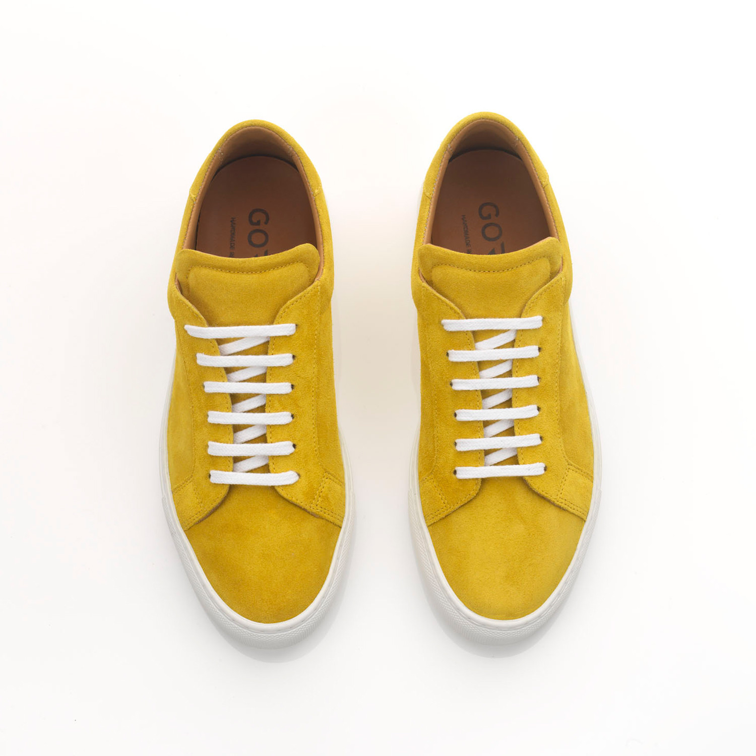 Suede Sneaker // Yellow (UK: 7) - Goral Footwear - Touch of Modern