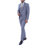 Dave 3 Piece Slim Fit Suit // Gray (Euro: 54)