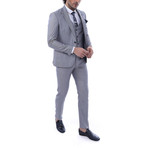 Anderson 3-Piece Slim-Fit Suit // Gray (Euro: 46)