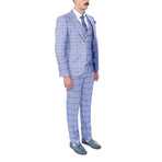 Ben 3 Piece Slim Fit Suit // Light Blue (Euro: 56)