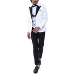 Ryder 3-Piece Slim Fit Suit // White (Euro: 46)