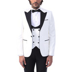 Ryder 3-Piece Slim Fit Suit // White (Euro: 44)