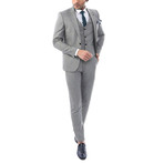Michael 3 Piece Slim Fit Suit // Gray (Euro: 46)