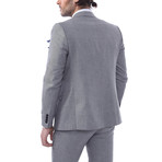 Michael 3 Piece Slim Fit Suit // Gray (Euro: 56)