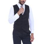 Anthony 3 Piece Slim Fit Suit // Black (Euro: 56)