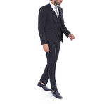 Anthony 3 Piece Slim Fit Suit // Black (Euro: 44)