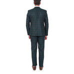 Brad 3 Piece Slim Fit Suit // Green (Euro: 46)