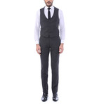 Charlie 3 Piece Slim Fit Suit // Smoked (Euro: 50)