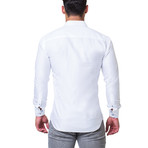 Einstein Dress Shirt // Ripple White (L)
