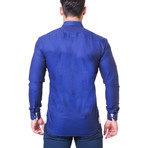 Fibonacci Dress Shirt // Brocade Blue (M)