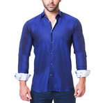 Fibonacci Dress Shirt // Brocade Blue (L)
