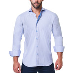 Einstein Dress Shirt Dress Shirt // Dot Blue (XL)