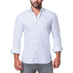 Fibonacci Dress Shirt // Sparkle White (M)