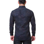 Fibonacci Dress Shirt // Celebration Black (XL)