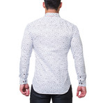 Fibonacci Dress Shirt // Geometric White (XL)