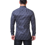 Fibonacci Dress Shirt // Marble Black (XL)