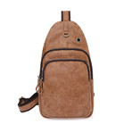 Zipper Waist Bag // Brown