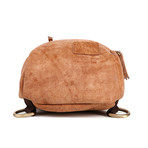 Single Zipper Waist Bag // Brown