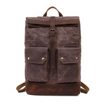 Single Buckle Backpack // Cof