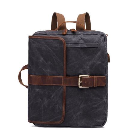 Side Buckle Backpack // Dark Gray
