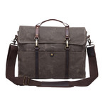 Double Thin Buckle Messenger Bag // Green