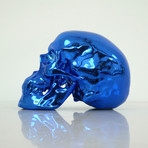 Skull Blue Chrome // NooN