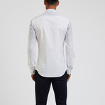 Print Shirt // White + Navy (2XL)