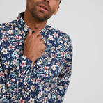 Floral Printed Shirt // Multicolor (S)