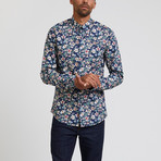Floral Printed Shirt // Multicolor (XL)