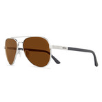 Raconteur Sunglasses // Glass Lenses // Chrome + Terra