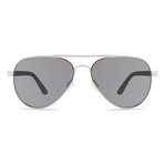 Raconteur Sunglasses // Glass Lenses // Chrome + Graphite