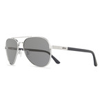 Raconteur Sunglasses // Glass Lenses // Chrome + Graphite