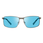 Knox Sunglasses // Gunmetal + Blue Water