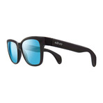 Trystan Sunglasses // Shiny Black + Blue Water