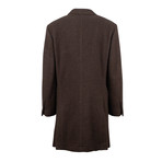 Brunello Cucinelli // Wool Blend Overcoat // Brown (Euro: 48)