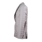 Pal Zileri // Quilted Wool Blend Blazer Jacket // Brown (Euro: 54)