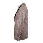 Pal Zileri Concept // Lamb Leather Jacket // Light Brown (Euro: 48)