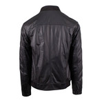 Pal Zileri Concept // Leather Reversible Bomber Jacket // Brown + Black (Euro: 60)