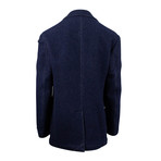 Pal Zileri Sartoriale // Double Breasted Wool Coat // Blue (Euro: 52)