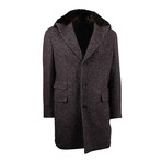 Pal Zileri Sartoriale // Twill Wool-Alpaca Overcoat // Brown (Euro: 48)